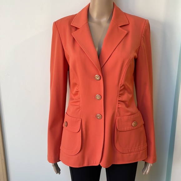 ST JOHN SPORT MARIE GRAY Blazer - Picture 1 of 11